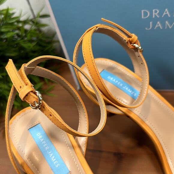 Draper James Alice Floral Heeled Sandals Size 7.5 - Picture 4 of 11